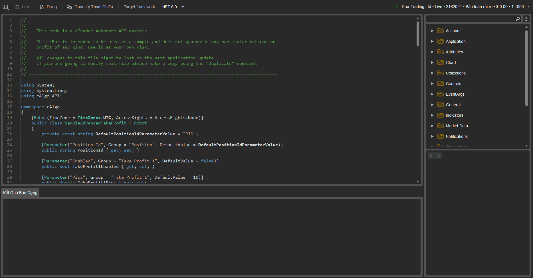 Automate trên cTrader