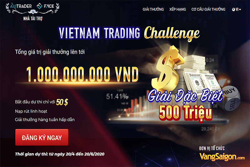 Vietnam Trading Challenge 2020 - Cuộc thi giao dịch Forex lớn nhất Việt Nam từ trước đến nay!