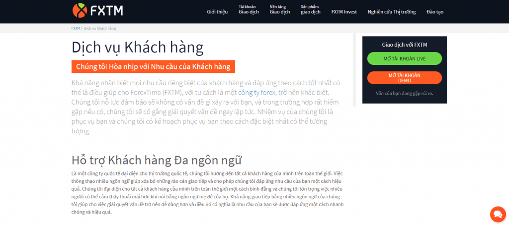 Dịch vụ chăm sóc khách hàng