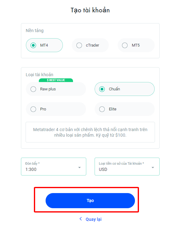 Hướng dẫn mở tài khoản giao dịch FxPro mới