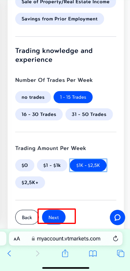 Việc làm và tài chính Hướng dẫn mở tài khoản VT Markets chi tiết trên điện thoại