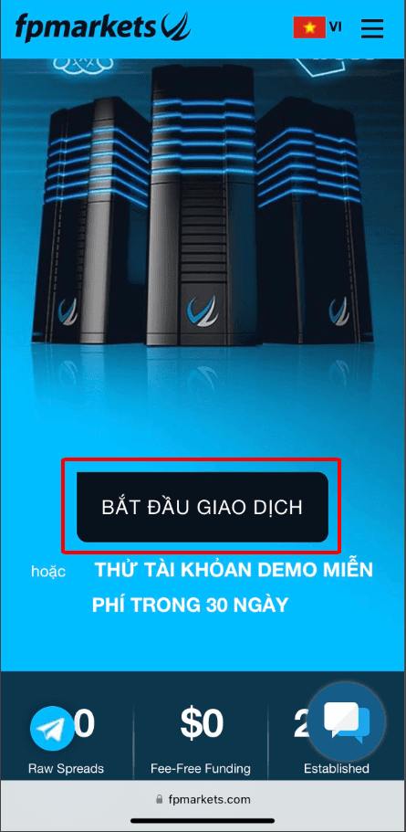 Hướng dẫn mở tài khoản FP Markets chi tiết trên điện thoại
