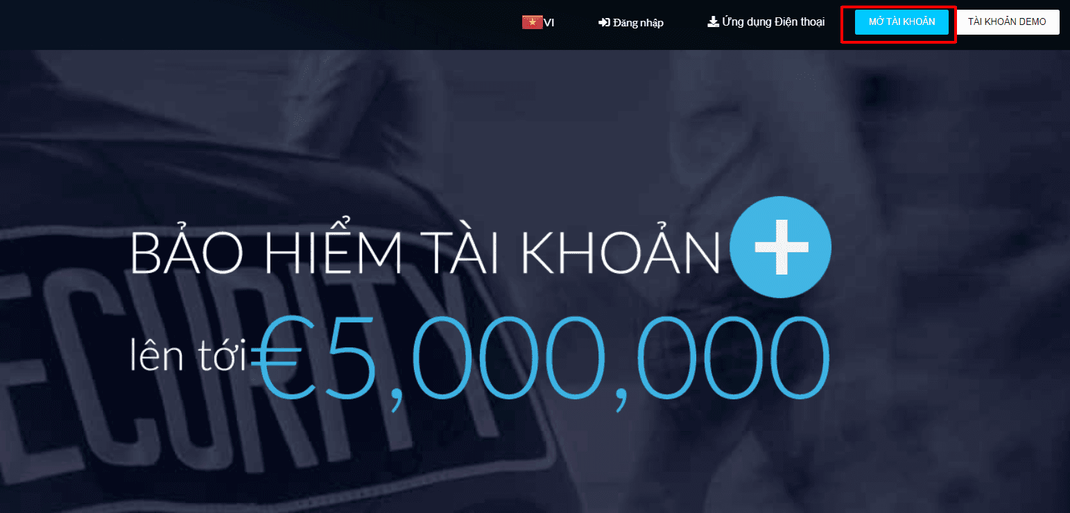 Hướng dẫn mở tài khoản Windsor Brokers chi tiết trên máy tính