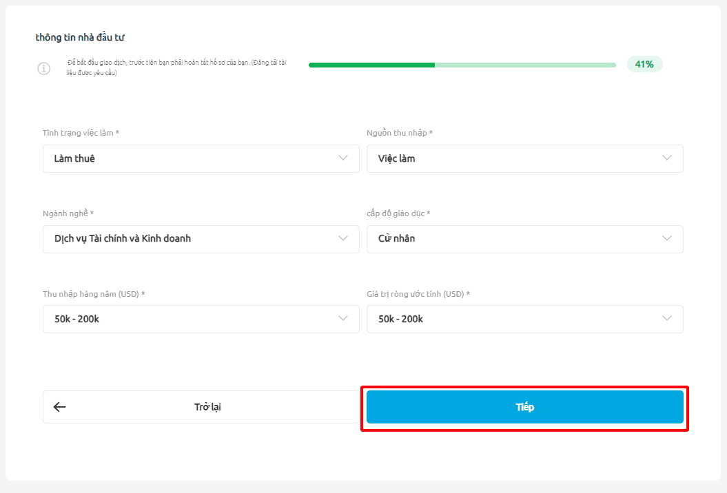 Việc làm và tài chính Hướng dẫn mở tài khoản Windsor Brokers chi tiết trên máy tính