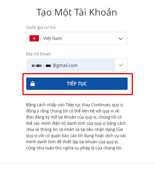 Đăng ký nhanh Hướng dẫn mở tài khoản FXCM chi tiết trên máy tính