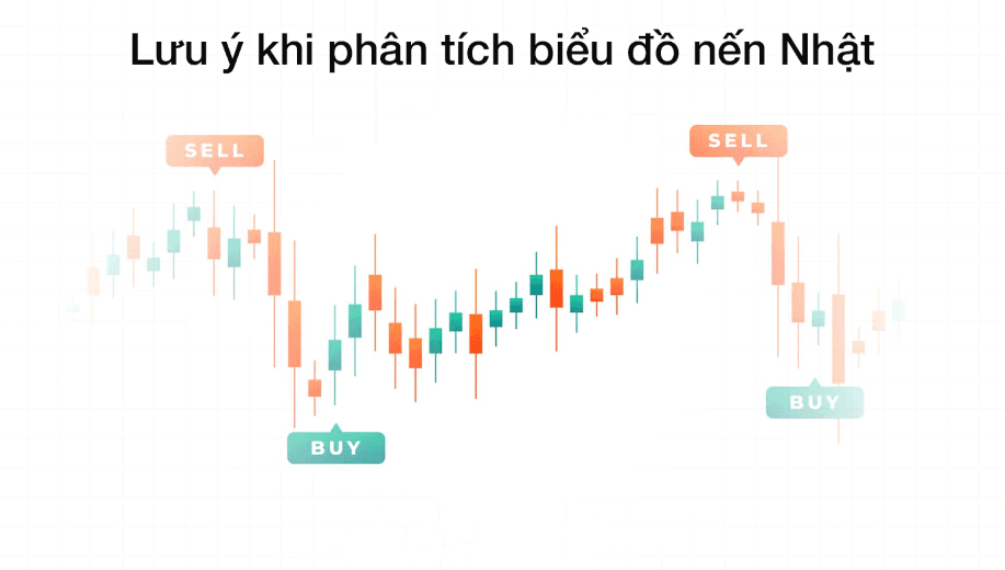 Lưu ý khi phân tích Biểu đồ nến Nhật