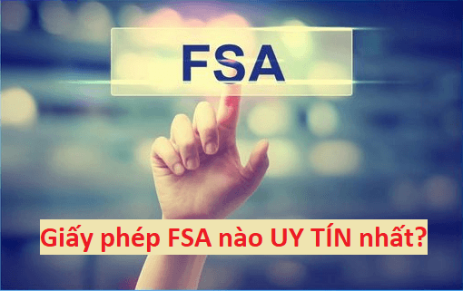 Đâu là giấy phép FSA uy tín nhất?