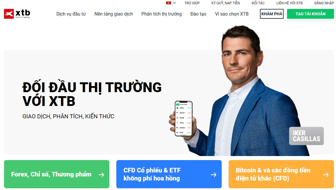 XTB Welcome Bonus 50% - Không giới hạn