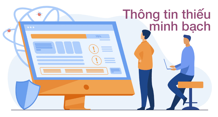 Cung cấp thông tin không đầy đủ thiếu minh bạch