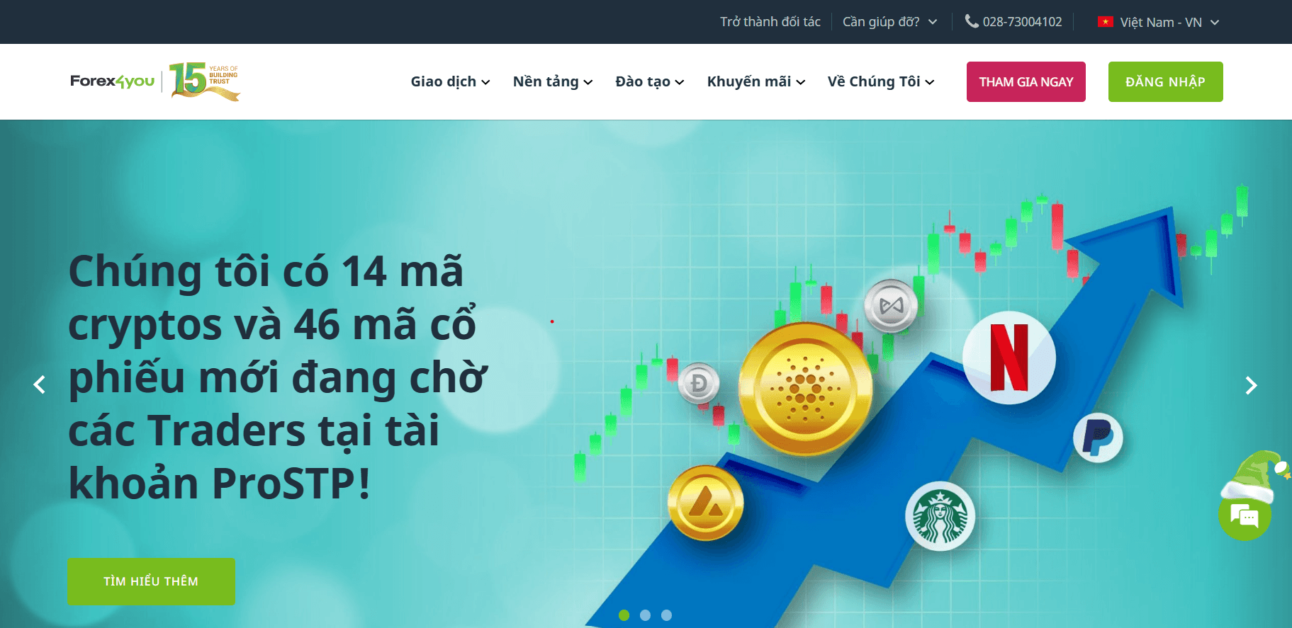 Sàn đã thực hiện cung cấp dịch vụ cho hơn 130 nghìn trader trên toàn thế giới
