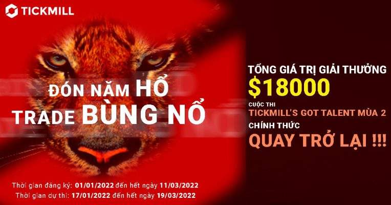 Cuộc Thi ‘Tickmill's Got Talent’ Mùa 2 với tổng giải thưởng lên đến 18.000 USD [2022]