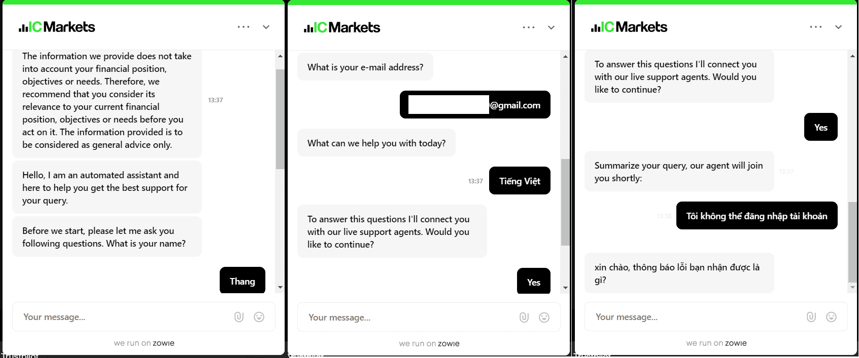 Liên hệ sàn ICMarkets Nhanh Nhất