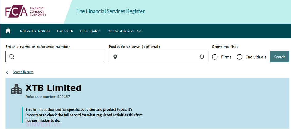 Kiểm tra sàn Forex có giấy phép FCA hay không?