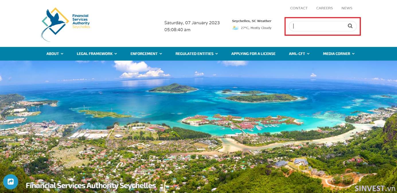 Kiểm tra chứng chỉ FSA Seychelles