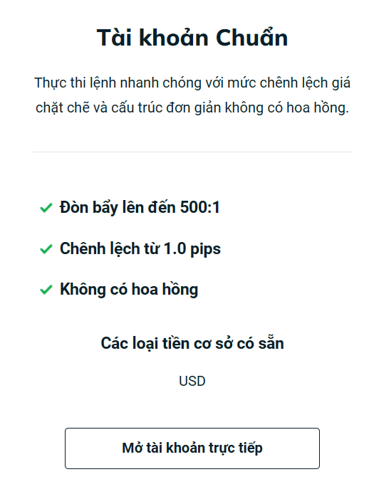 Tài khoản chuẩn