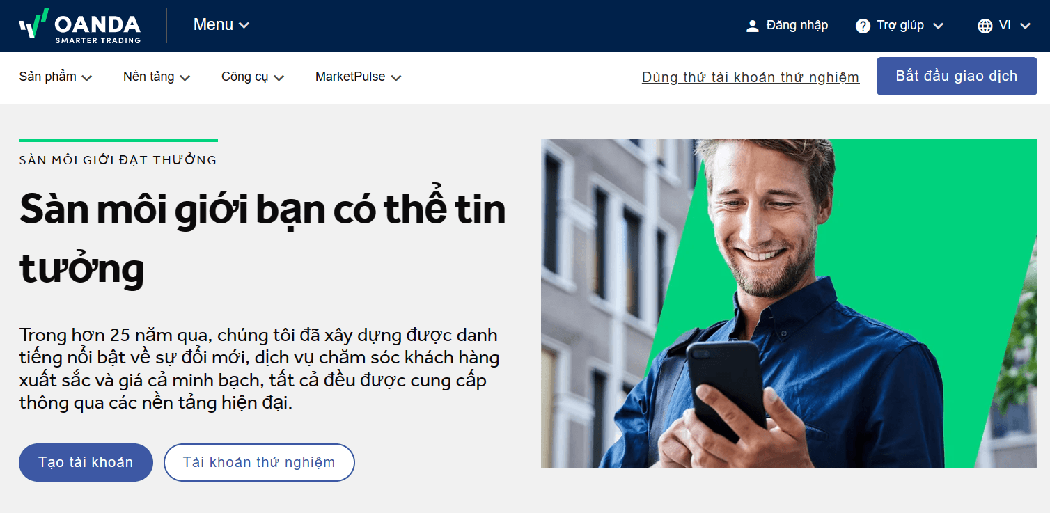 Sàn môi giới ngoại hối OANDA