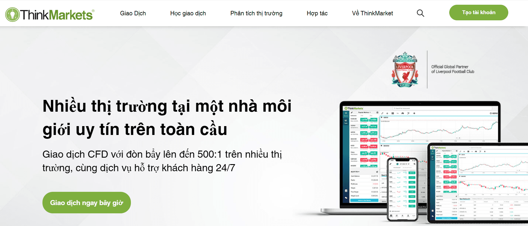 Giới thiệu sàn ThinksMarkets