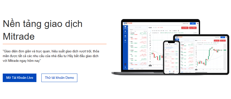 Nền tảng giao dịch sàn Mitrade