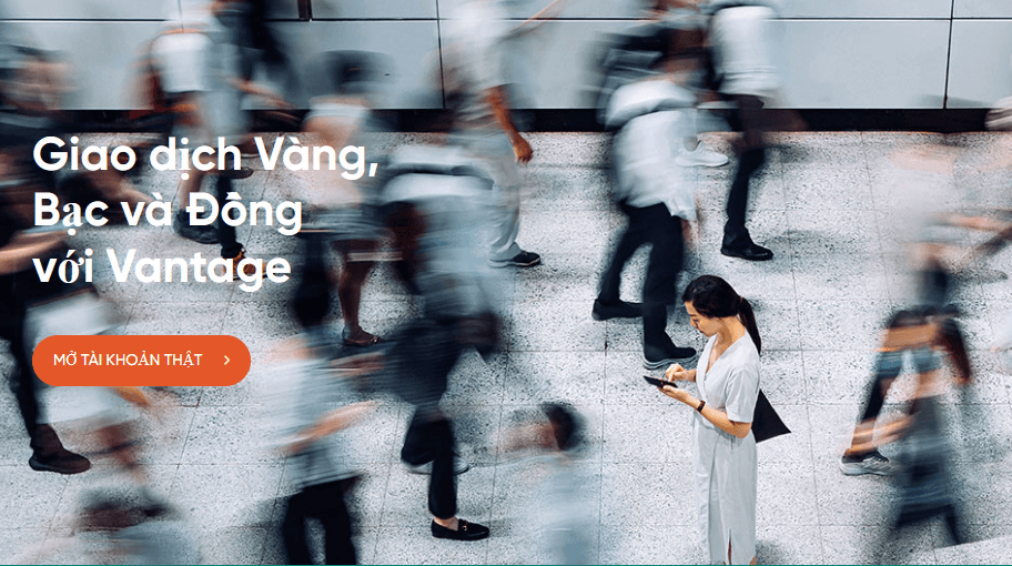 Sản phẩm giao dịch sàn Vantage FX - Kim loại