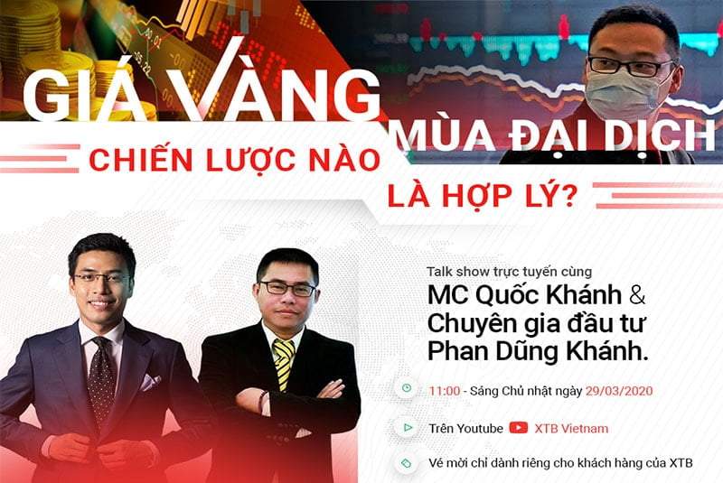 [Talk Show XTB - Tháng 3] "Giá Vàng mùa đại dịch, chiến lược nào là hợp lý?"